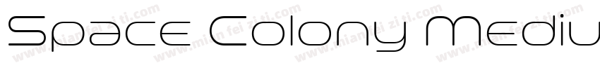 Space Colony Medium字体转换